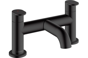 Смеситель на борт ванны Hansgrohe Vernis Blend черный матовый