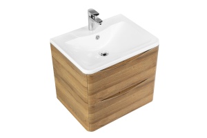 Тумба с раковиной BelBagno Acqua 60 светлое дерево - 3