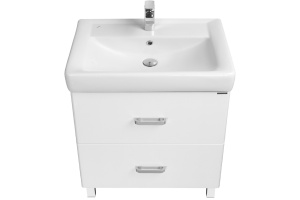 Тумба с раковиной напольная Aquaton Америна 80 белый глянцевый - 2
