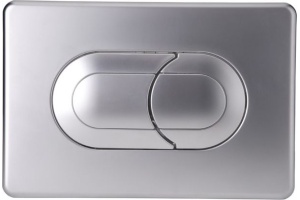 Кнопка смыва OLI Salina 640086 хром матовый