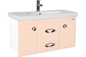 Тумба для комплекта Bellezza Неаполь 90 подвесная 2 ящика бежевая
