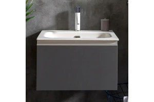 Тумба под раковину Armadi Art Vallessi 60 черный матовый - 2