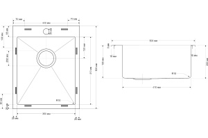 Мойка кухонная Seaman Eco Marino SMB-4050S - 2