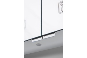 Зеркало-шкаф AM.PM Sensation 100 серый шелк - 2