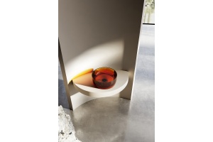 Раковина накладная ABBER Kristall 40 коричневый (AT2804Opal) - 2