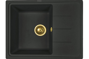 Мойка кухонная Zorg Granit GR 615 BLACK BRONZE бронза