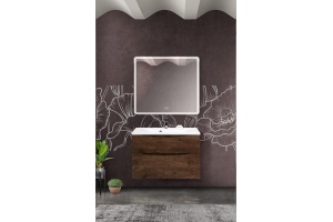 Комплект мебели BelBagno Marino 80 темное дерево