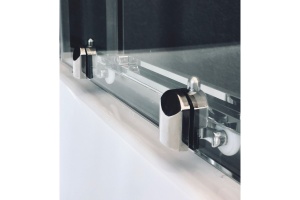 Душевая кабина Royal Bath BP 100х80 R профиль хром стекло прозрачное с гидромассажем - 3