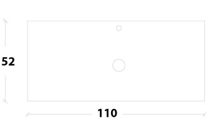 Столешница под раковину Armadi Art NeoArt 110 белый - 3