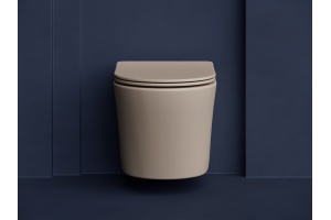 Унитаз подвесной Ceramica Nova Balearica Rimless CN6000MC капучино матовый - 3