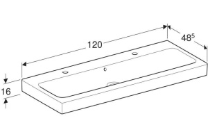 Раковина подвесная, цвет: белый - 2