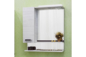 Зеркало-шкаф Sanflor Техас 70 венге, северное дерево светлое, L