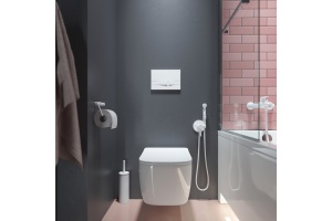 Клавиша смыва, универсальная, белый - 3