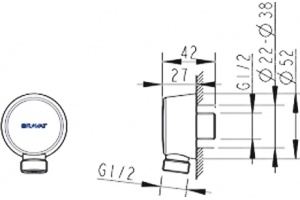 Шланговое подключение Bravat Prolate P7402C-2-RUS - 3
