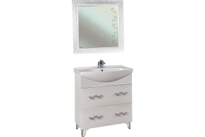 Мебель для ванной Bellezza Маргарита 75 белая