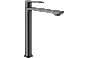 Смеситель для раковины Vincea Vogue вороненая сталь