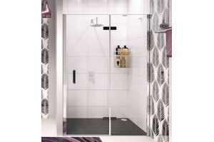 Душевая дверь в нишу Wasserkraft Aller Black 10H05RB 120 см - 2