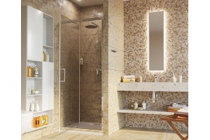 Душевая дверь в нишу Wasserkraft Salm 27I12 100 см - 2