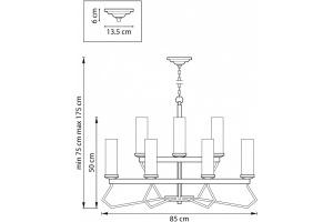 Подвесная люстра Lightstar Flume 723125 - 3