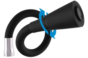 Смеситель для кухни Rav Slezak Morava retro черный матовый - хром - 3