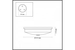 Настенно-потолочный светильник Odeon Light Walli Marsei 4824/4C - 3
