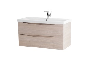 Тумба с раковиной Belbagno Marino-Cer 90 светлое дерево  - 3