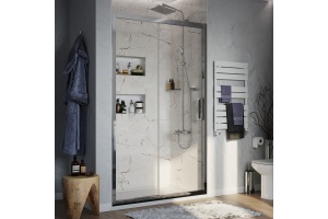 Душевая дверь в нишу STWORKI Стокгольм DE019D2120200CH 120 см профиль хром глянец