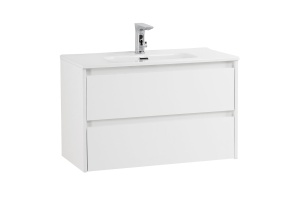 Тумба с раковиной Belbagno Kraft 39 80 белый матовый - 2
