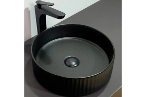 Накладная раковина Comforty 36 черная матовая