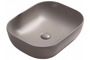 Раковина накладная CeramaLux NC 50.5 см светло-серый матовый (78104MH-5)