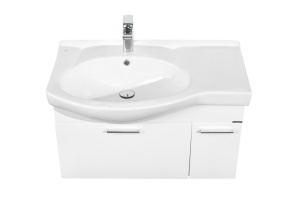 Тумба с раковиной Aquaton Инди 80 белый - 2