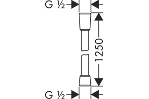 Душевой шланг Hansgrohe Sensoflex 28132000 - 3