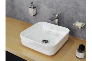 Раковина накладная  Excellent Cori 38 белый - 2