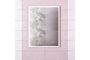 Зеркало Бриклаер Лофт 60 сенсор на зеркале, с подсветкой - 2