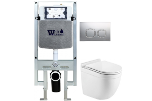 Комплект Weltwasser AMBERG 497 ST + HEIMBACH 004 GL-WT + AMBERG RD-CR (10000006704)