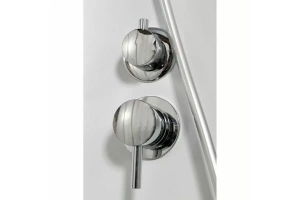 Душевая кабина Deto L 120х80 хром (L620RNLED) - 3