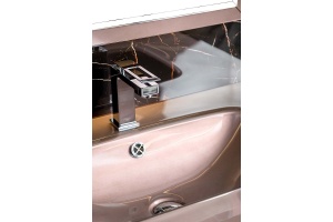 Раковина - столешница Armadi Art Lucido 100 розовый - 2