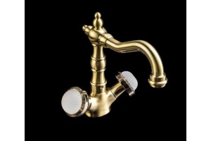 Смеситель для раковины Boheme Satine бронза (312-ST)