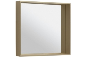 Зеркало Allen Brau Reality 80 с подсветкой латунь матовый - 3