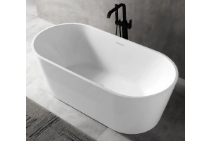 Акриловая ванна Abber 160x75, универсальная (AB9320-1.6)