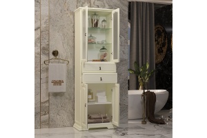 Шкаф для ванны Opadiris Риспекто 60 слоновая кость - 2