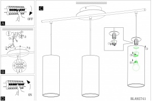 Подвесной светильник Eglo Rivato 92741 - 2