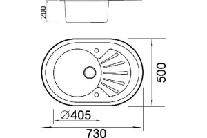 Металлическая мойка Seaman SMG-730 (SMG-730W.B) - 3