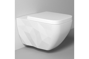 Унитаз подвесной Bien Kristal безободковый, с биде - 2