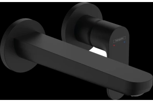 Смеситель для раковины Hansgrohe Rebris S черный матовый