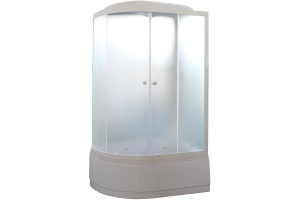 Душевая кабина Parly Tomorrow 120х80 белая правая стекло матовое