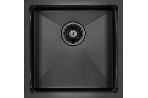 Мойка кухонная Paulmark Aller 44 темный хром