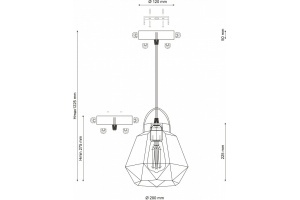 Подвесной светильник Lucia Tucci Narni 2 NARNI 1941.1 white - 3