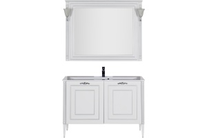 Тумба с раковиной Aquanet Паола 120 белая - 2