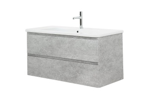 Тумба с раковиной BelBagno Albano 105 серый - 2